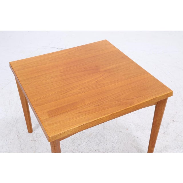 Vintage Extendable Teak Dining Table by Burchardt-Nielsen, 1960s For Sale - Image 6 of 12