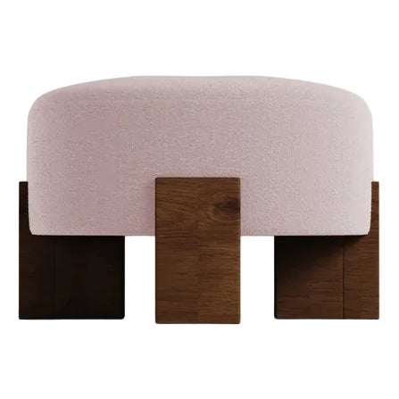 Cassete Pouf in Rose by Alter Ego for Collector For Sale