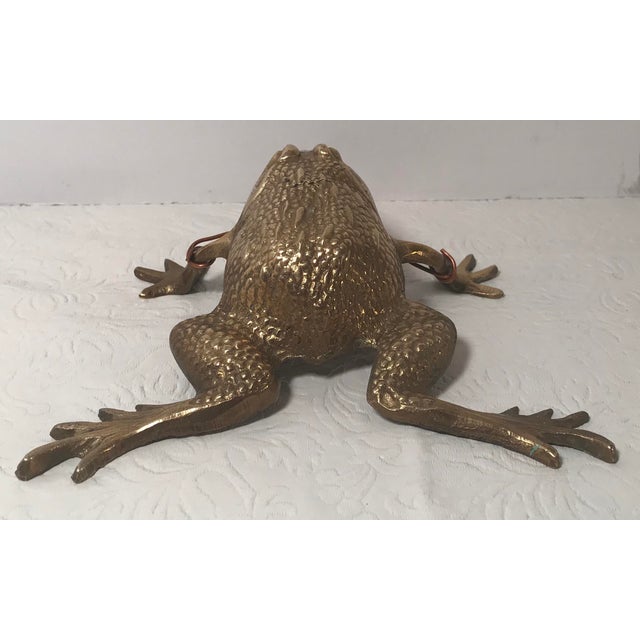 Vintage Brass Frog Figurine Chairish