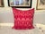 Bohemian Magenta Ikat Pillow Covers From Vietnam- A Pair For Sale In Los Angeles - Image 6 of 12