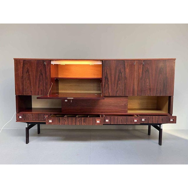 ​Fristho Highboard in Rosewood, 1960s For Sale - Image 13 of 17
