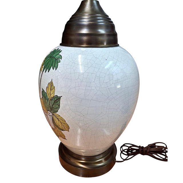 Mid 20th Century Tobacco Jars as Table Lamps - a Pair For Sale - Image 4 of 13