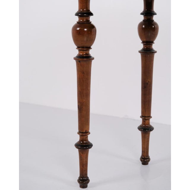 Antique Games Table in Mahogany and Walnut with Brass Fittings, 1860s For Sale - Image 10 of 12