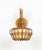 1960s Mid-Century Modern Rattan and Bamboo Sconce Lantern, Italy, 1960s For Sale - Image 5 of 11