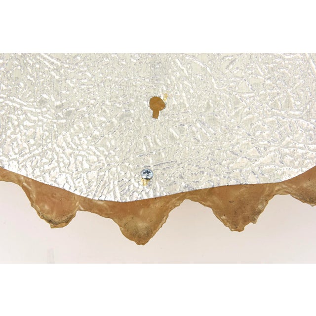 Vintage Resin Shell Form Large Wall Sconces Hollywood Regency Style Pair of Restored For Sale - Image 12 of 13