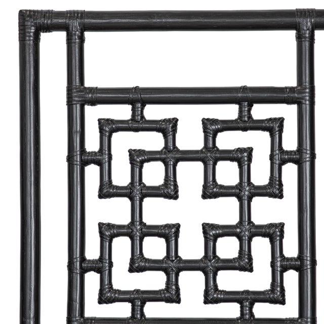 David Francis Palm Springs Platform Bed Twin, Black For Sale - Image 4 of 5