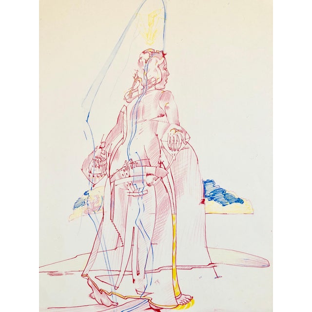 Printmaking Materials André Thomkins, 1970s Modernist Swiss Colorful Surrealism Signed Dada Lithograph Andre Thomkins For Sale - Image 7 of 7