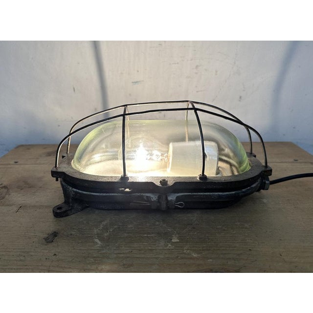 Industrial Cast Iron Wall Light, 1960s For Sale - Image 13 of 16
