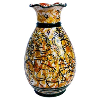 Vintage Ceramic Vase from La Giara Santo Stefano, 1960s For Sale