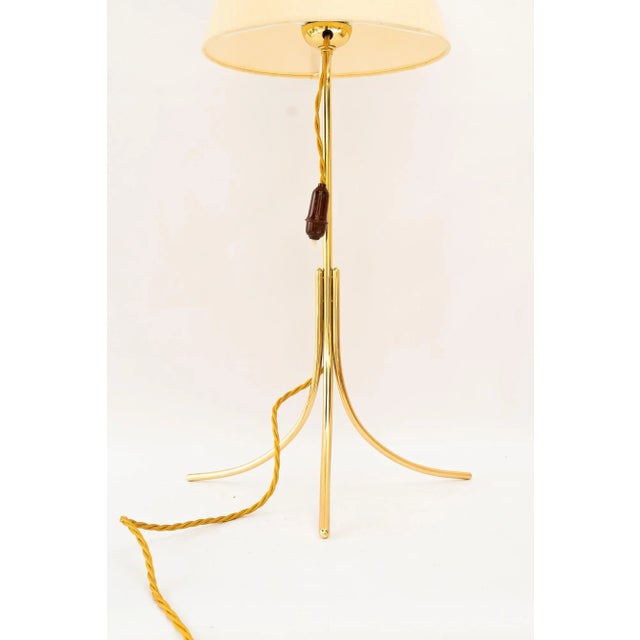 Metal Vintage Table Lamp with Fabric Shade by Rupert Nikoll, 1950s For Sale - Image 7 of 18