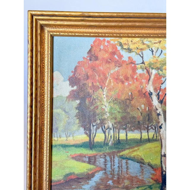 Original Impressionist Landscape Oil Painting For Sale In Dallas - Image 6 of 10