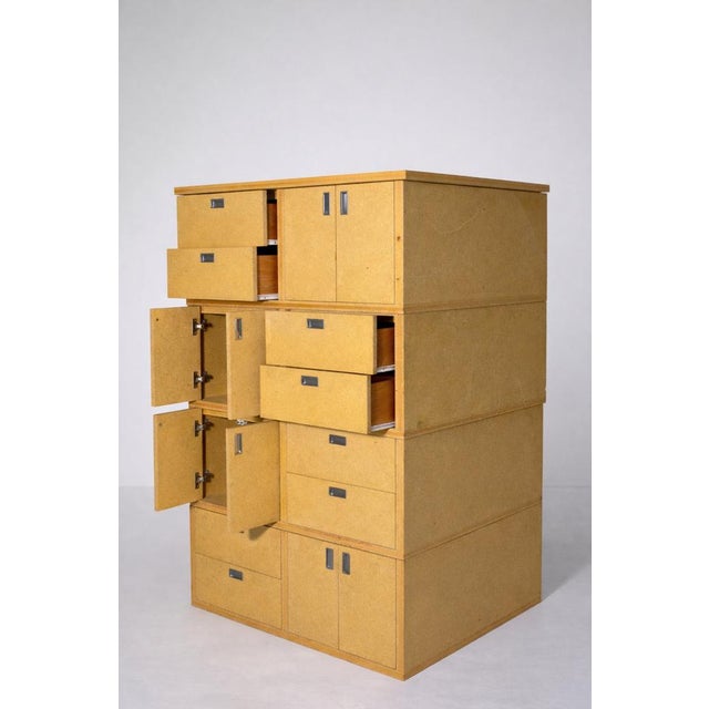 Mid-Century Modern Center Storage Unit from G. Malacrida and P. Resmini, 1970s For Sale - Image 3 of 11