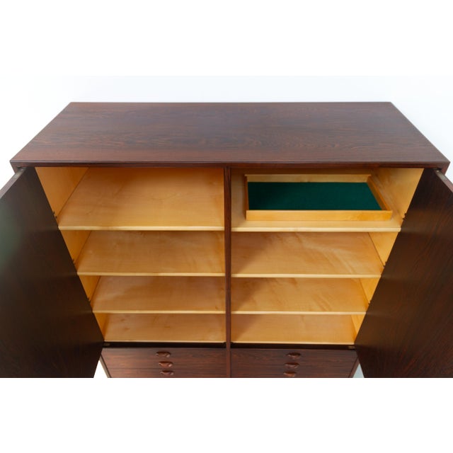 Mid-Century Modern Danish Rosewood Dresser Cabinet by Axel S. Albeck, 1950s For Sale - Image 11 of 18