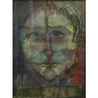 Mid 20th Century Gisela Roessiger Collage Earth For Sale