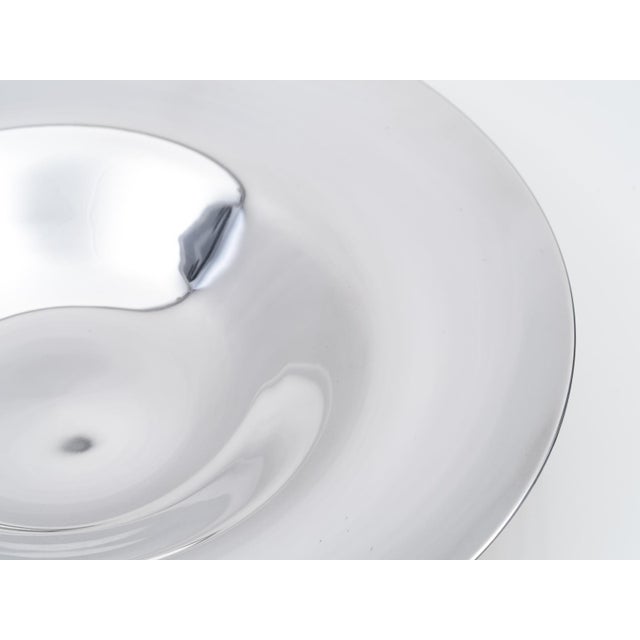 Afra & Tobia Scarpa 999 Pure Silver "ATS Bowl" for San Lorenzo, 1992 For Sale In Los Angeles - Image 6 of 10