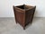 1920s Antique French Country Solid Wood Wastebasket / Trash Can For Sale - Image 5 of 12