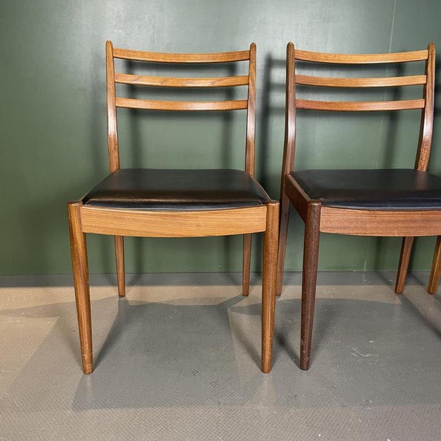 Wood Mid-Century Teak Dining Chairs by Victor Wilkins for G-Plan, Set of 4 For Sale - Image 7 of 13