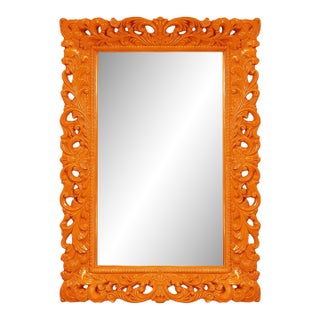 Barcelona Mirror - Glossy Orange For Sale
