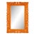 Barcelona Mirror - Glossy Orange For Sale
