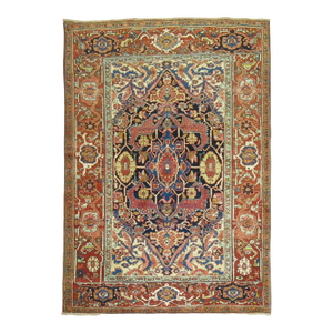 Traditional Antique Persian Heriz Rug
