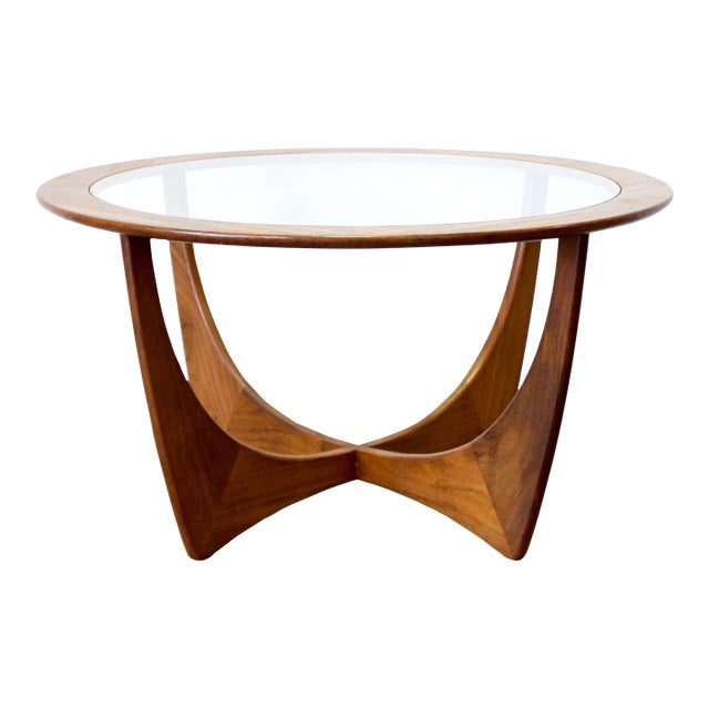 1960s Attributed to Victor B. Wilkins for G-Plan “Fresco” (aka “Astro”) Round Teak Coffee Table For Sale