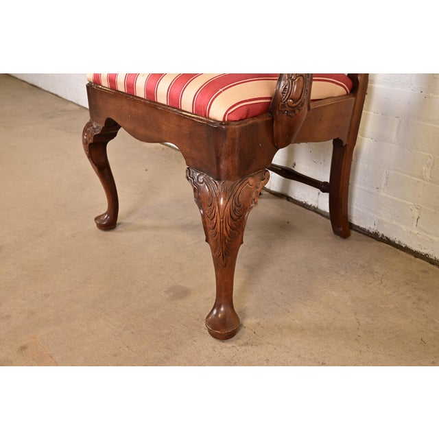 Henredon Chippendale Carved Mahogany Dining Chairs, Set of Eight For Sale - Image 9 of 13