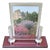 Art Deco Picture Frame in Glass & Aluminum, 1920s For Sale