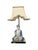 This pair of exquisitely crafted italian table lamps was created by sculptor edoardo tasca. Each lamp features a finely...
