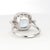14k Gold Ring With 4.25ct Aquamarine & Diamonds Size 6.5 For Sale - Image 9 of 18
