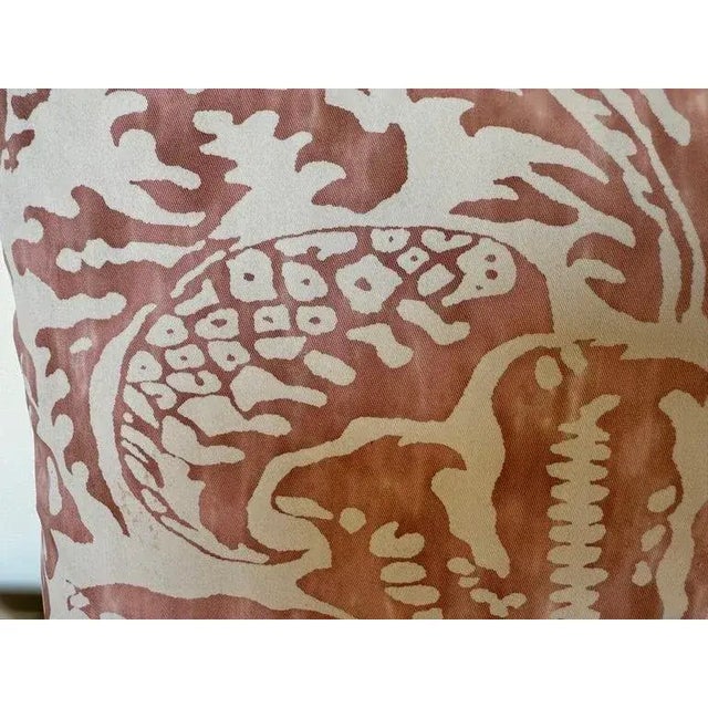 Baroque Baroque Pillows by Melissa Levinson, Fortuny-Style Cotton, Italy For Sale - Image 3 of 8