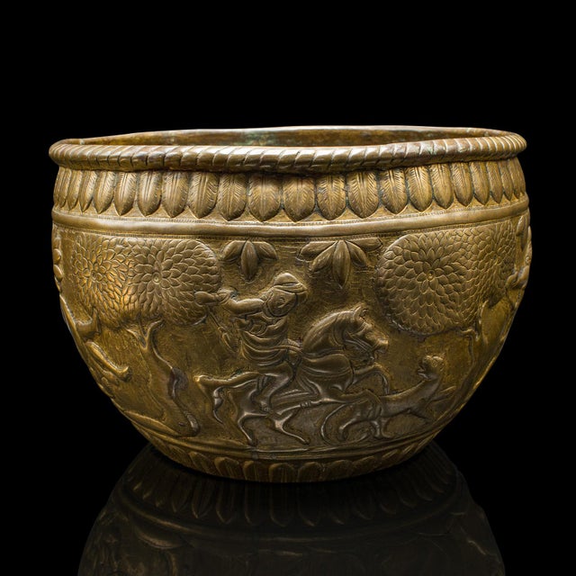 1900's Antique Offering Bowl For Sale - Image 4 of 10