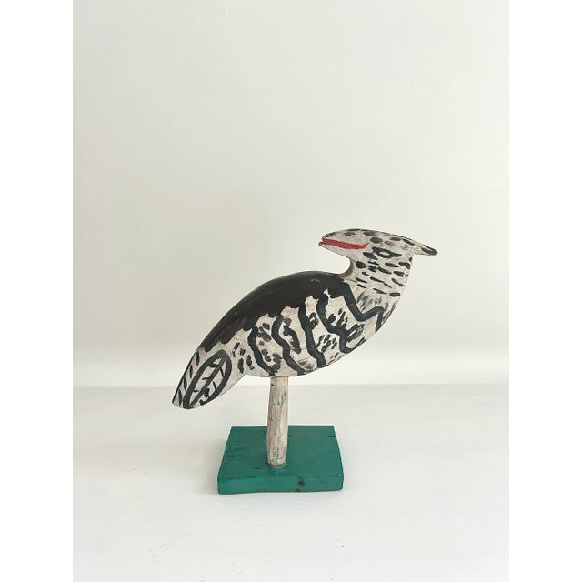 1980s Vintage Guatemalan Folk Art Bird For Sale - Image 5 of 7