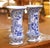 Bring color and character to a living room, dining room or entryway with this striking pair of antique French Delft vases....