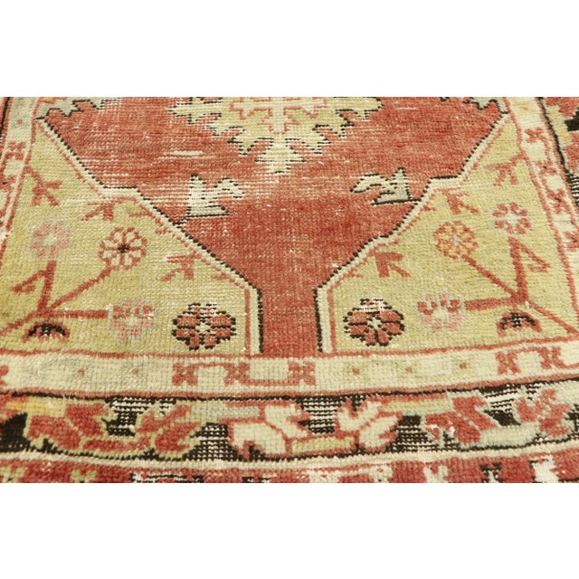 Vintage Worn-In Distressed Turkish Runner - 2′4″ × 9′4″ For Sale - Image 4 of 10