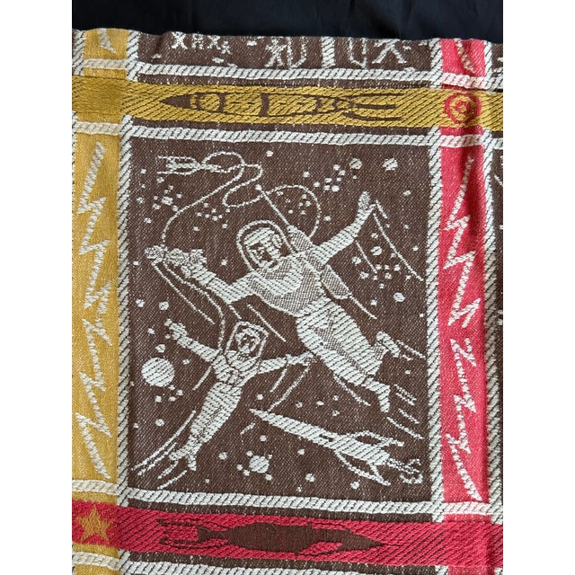 1960s Space Age Fabric Panel For Sale - Image 10 of 13
