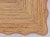 Pink 3x20Ft. Pink Wave Scallop Edge Jute Rug For Sale - Image 8 of 12