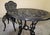 Mid 20th Century American Cast Iron Rose Garden Bistro Set, Table and Two Chairs, 3 Pieces For Sale - Image 17 of 18