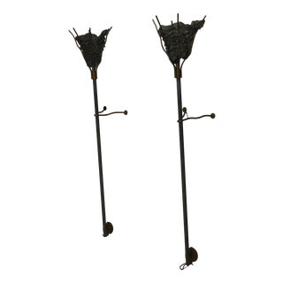 Torche Wall Lamps by Rob Eckhardt for Eckhardt and Leeuwenstein, 1980s, Set of 2 For Sale