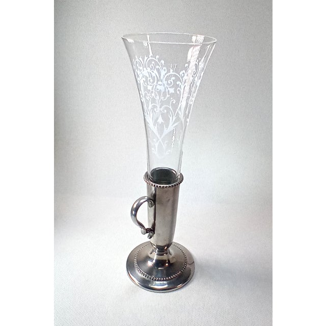 Art Nouveau French Early 20th-Century Art Nouveau "Violetero" (Bud Vase) For Sale - Image 3 of 6