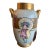 Antique Vintage Limoges Porcelain 2 Handled Vase Chinese Child With Her Umbrella Circa 1920 For Sale