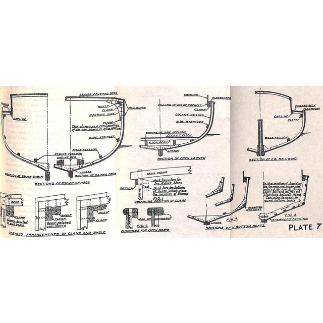Paper "Small Boat Building" 1934 Patterson, h.w. For Sale - Image 7 of 12