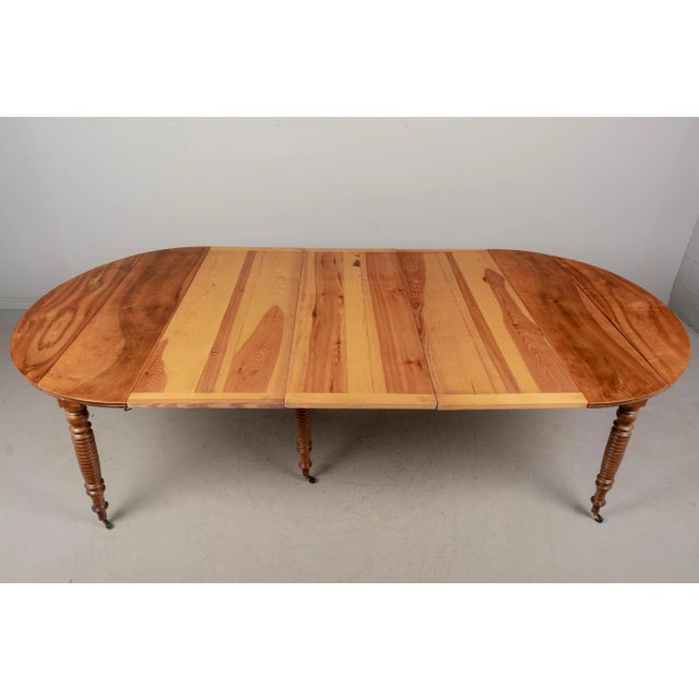 19th Century French Louis Philippe Extension Dining Table For Sale - Image 9 of 12
