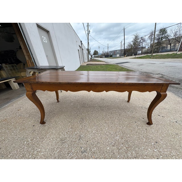 19th Century French Louis XV Style Walnut Table For Sale - Image 10 of 12