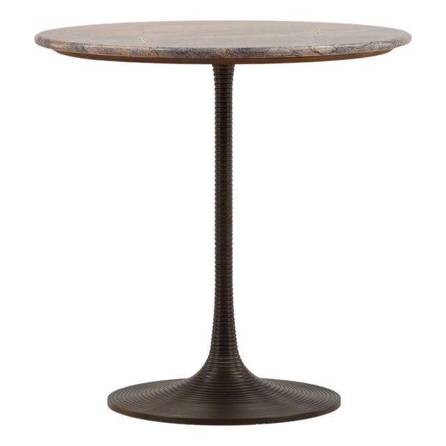 Moab Marble Round Bistro Table For Sale