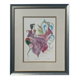"Ready to Go" Framed Color Lithograph by Tanase, Pencil Signed & Numbered 16/350