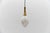 Mid-Century Modern Mid-Century Modern Mouth-Blown Glass and Brass Pendant Lamp, Germany, 1950s For Sale - Image 3 of 11