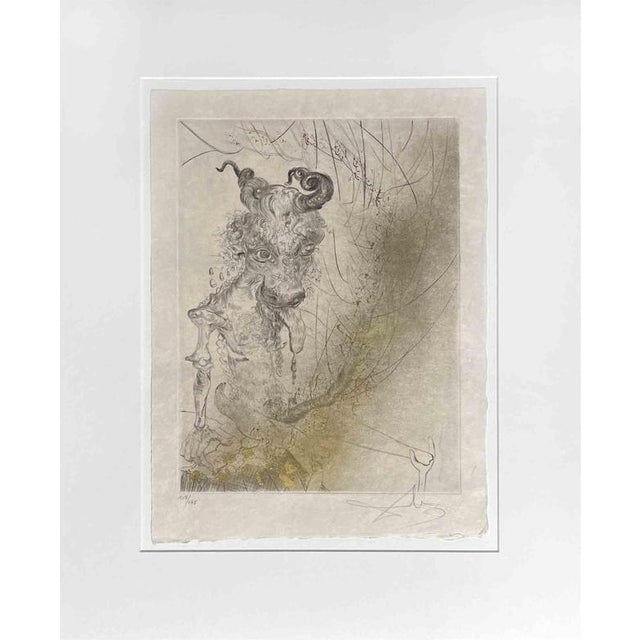 Salvador Dalí­, Tete De Veau (Calf's Head), 1960s, Etching For Sale