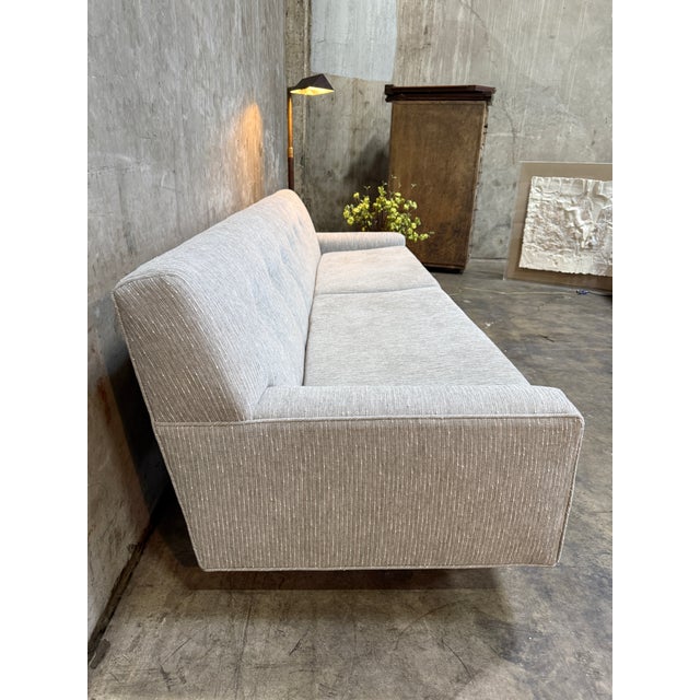 Mid-Century Modern 1960s Mid-Century Modern Sofa, Newly Upholstered For Sale - Image 3 of 5