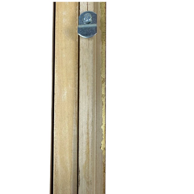 Gold Late 20th Century, Heavily Carved Frame, Gold Type Finish For Sale - Image 8 of 12