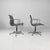 1970s Modern Italian Leather Office Chairs by Charles and Ray Eames for ICF, 1970s, Set of 2 For Sale - Image 5 of 18